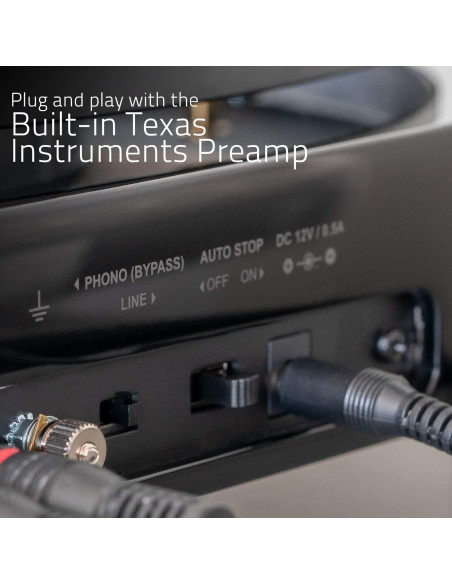 Giradiscos Fluance RT80 con Audio Technica AT91 y Kit de Limpieza