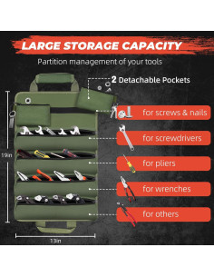 Bolsa de Herramientas Veitorld Plegable 33x48cm Impermeable 2