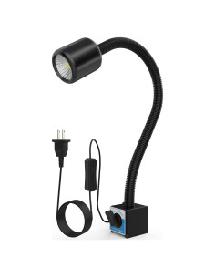 Luz LED Sisymos con base magnética y cuello flexible 1200 lúmenes