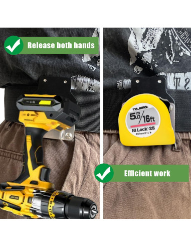 Soporte para Cinta Métrica QIAOTLB 0026 Acero Inoxidable