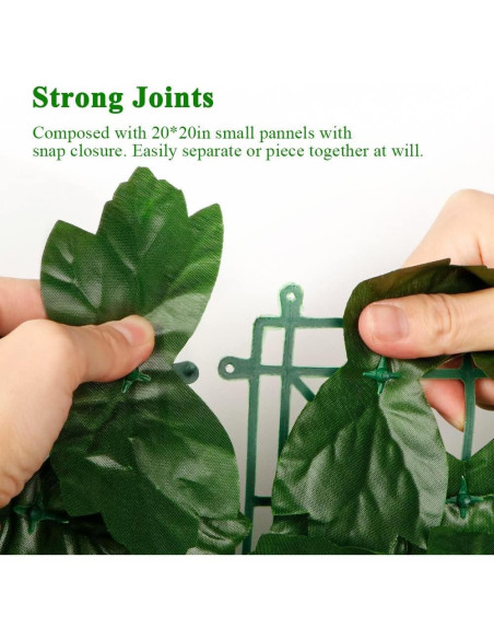 Pantalla de Privacidad iCover 99x399 cm Hoja de Arce Verde