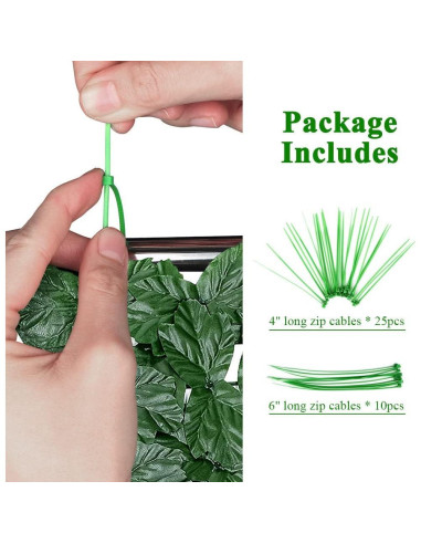 Pantalla de Privacidad iCover 99x399 cm Hoja de Arce Verde