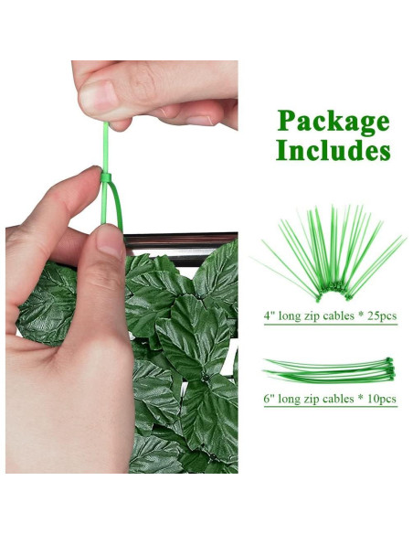 Pantalla de Privacidad iCover 99x399 cm Hoja de Arce Verde