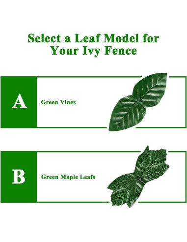 Pantalla de Privacidad iCover 99x399 cm Hoja de Arce Verde