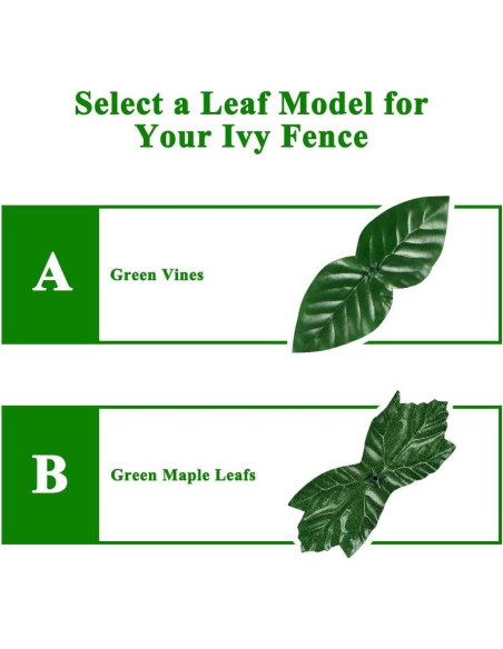 Pantalla de Privacidad iCover 99x399 cm Hoja de Arce Verde