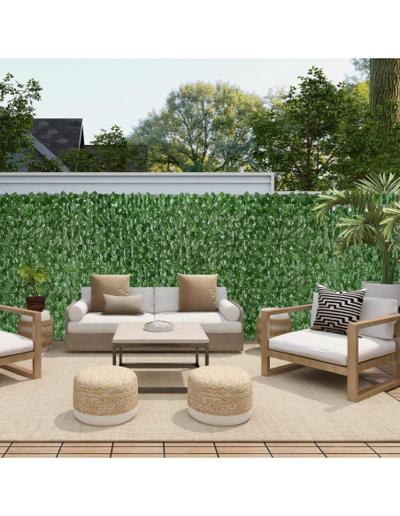 Pantalla de Privacidad iCover 99x399 cm Hoja de Arce Verde