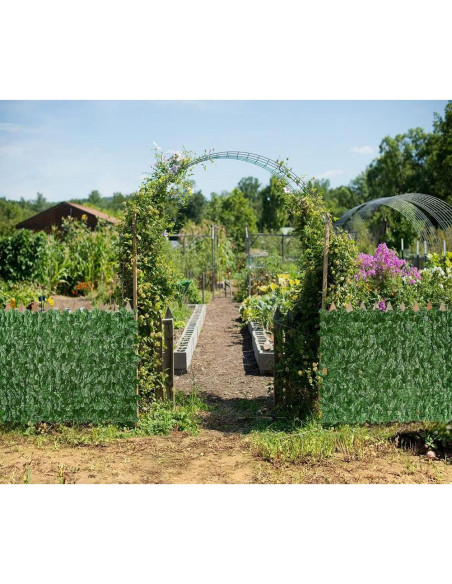 Pantalla de Privacidad iCover 99x399 cm Hoja de Arce Verde