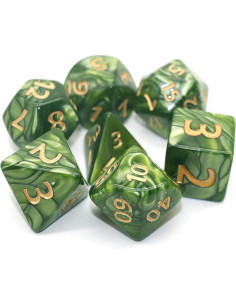 Dados Gigantes HD 25mm Verde para D&D y RPG 2
