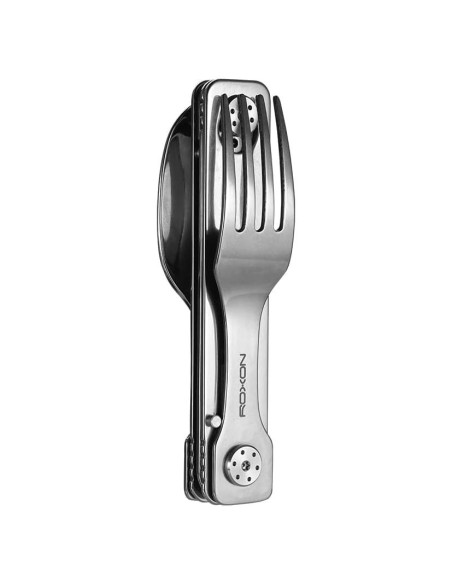 Utensilios de Camping Roxon C1 3 en 1 Acero Inoxidable