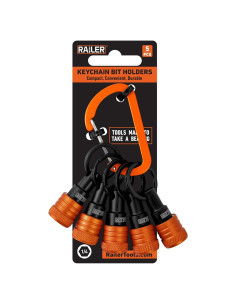 Soporte de Llave para Bits Railer 5pc - Hexagonal 1/4"