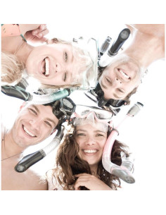 Sistema de Snorkel U.S. Divers con Correa de Neopreno 2