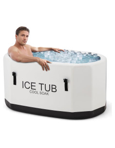 Tina de Baño de Hielo XXL BNEHS 235L Ovalada Blanca