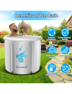 Tina de Baño de Hielo Jasonwell 90L para Atletas 2