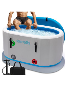 Bañera Inflable SereneLife SLCPTBOV50 para Inmersión Fría