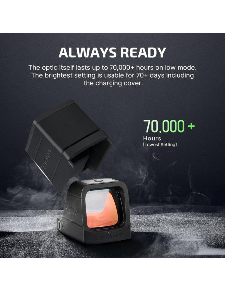 OLIGHT Osight Punto Rojo Recargable con Cubierta Carga
