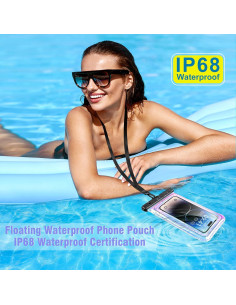 Funda Impermeable Flotante PEDVSTY para Teléfono hasta 7" 2