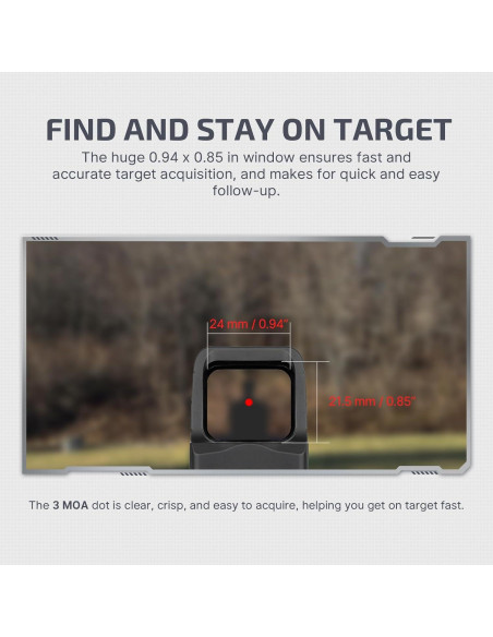 OLIGHT Osight Punto Rojo Recargable con Cubierta Carga