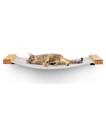 Hamaca para Gatos Sand Peak 86x33 cm Madera Sólida