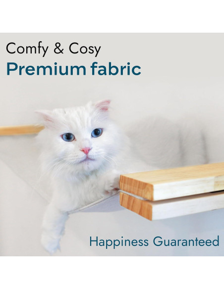 Hamaca para Gatos Sand Peak 86x33 cm Madera Sólida