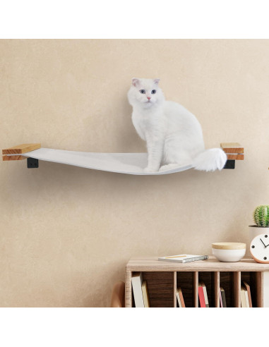 Hamaca para Gatos Sand Peak 86x33 cm Madera Sólida