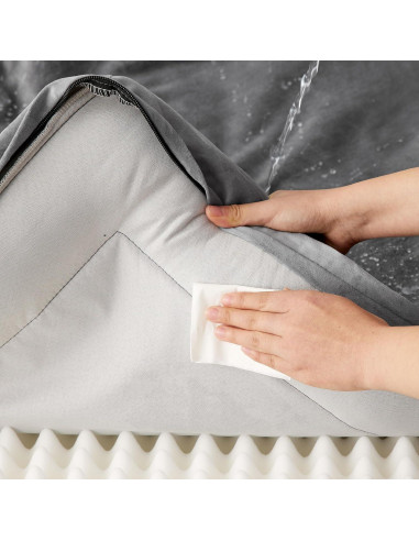 Cama para Gatos Bedsure Gris Soporte Ortopédico 50x38 cm