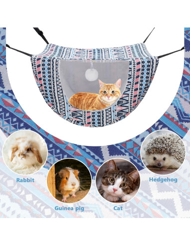 Hamaca para Gato Unittype 2 Piezas Doble Capa Boho