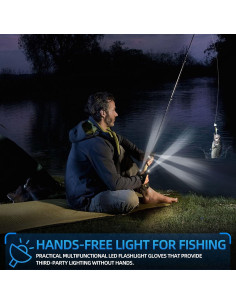 Guantes con Linterna LED LUCDNC para Hombres - Regalos Únicos 2