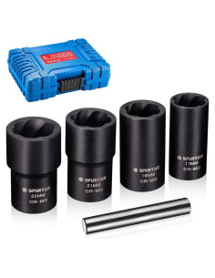 Juego de Extractores de Tuercas Spurtar 5 Pcs 17-22mm