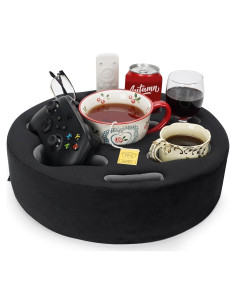 Cojín Soporte para Tazas FDMGEL Negro - Previene Derrames