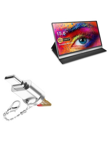 Adaptador BoxWave USB Tipo-C para Lepow Z1 Pro - Lector micro SD