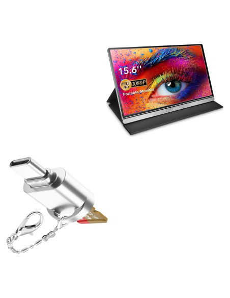 Adaptador BoxWave USB Tipo-C para Lepow Z1 Pro - Lector micro SD