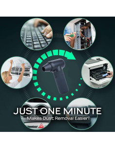 Soplador de Aire Comprimido MEN'S GROOMING CADB-01 2500mAh 2