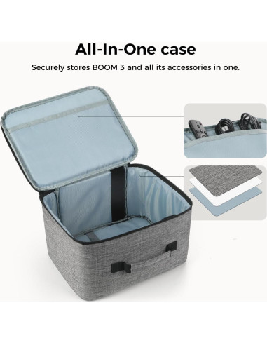 Conjunto de Accesorios Aurzen BOOM 3 Funda y Soporte 120 cm