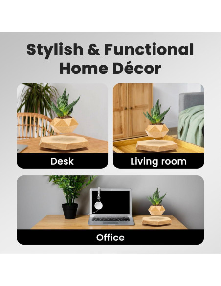 Maceta Flotante BandDlevs Hexagonal para Plantas Pequeñas