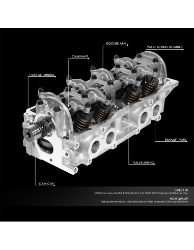 Cabeza de Cilindro Aluminio DNA Motoring LEPOW-097 2.0L 2.2L