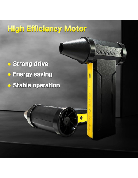 Soplador de Aire Comprimido Hertzborn 160000RPM 10000mAh