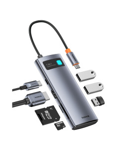 Baseus Hub USB C 7 en 1 con HDMI 4K y 3 USB-A