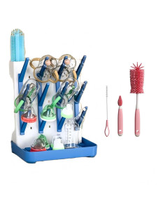 Organizador de Botellas Lizeisadi Azul - Soporte Vertical 12 Piezas