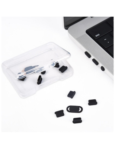 10 Tapas de Polvo para Puertos MacBook Air/Pro 2025-2018