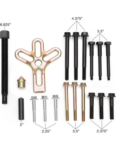 Kit Extractor Amortiguador Armónico OEMTOOLS 27187 19 Piezas
