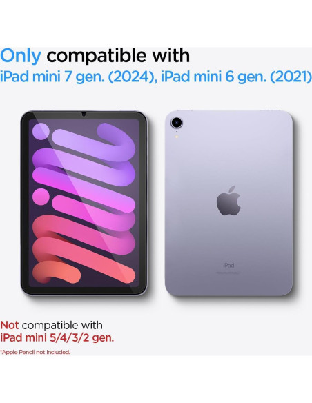 Protector de Pantalla Spigen GlasTR EZ Fit para iPad Mini