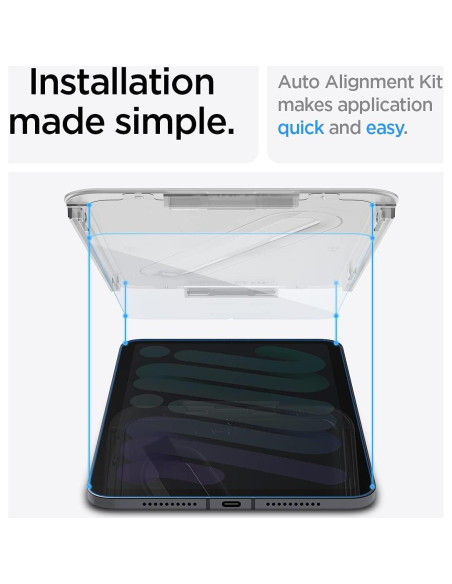 Protector de Pantalla Spigen GlasTR EZ Fit para iPad Mini