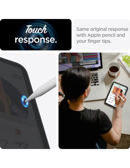 Protector de Pantalla Spigen GlasTR EZ Fit para iPad Mini