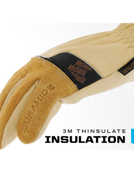 Guantes de Trabajo Mechanix Wear Durahide Aislados T. Grande
