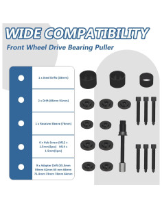 Juego de extracción de rodamientos Bicos 19 piezas 2