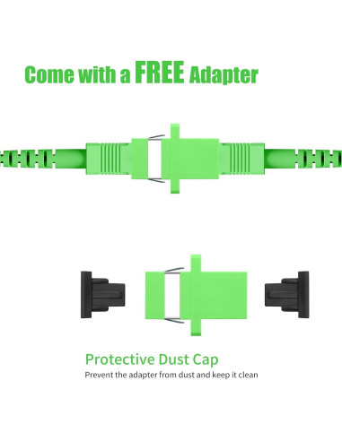 Cable de Fibra Óptica Fibergaga SC/APC 3M Exterior Blindado