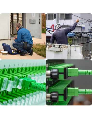 Cable de Fibra Óptica Fibergaga SC/APC 3M Exterior Blindado