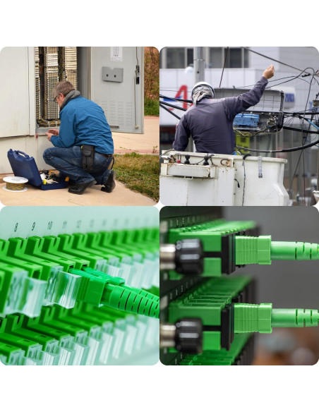 Cable de Fibra Óptica Fibergaga SC/APC 3M Exterior Blindado