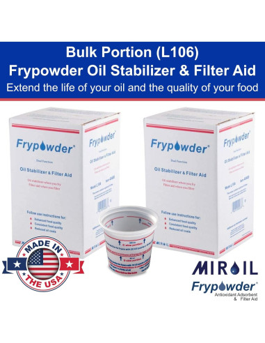 MirOil L106 Polvo Estabilizador de Aceite 8 Galones