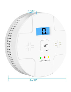 Detector de Humo y Monóxido ARIKON 2-en-1 Fácil Instalación 2